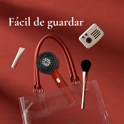 Cepillo Masajeador Eléctrico con Vibración, Microcorriente y Luz Roja para el fortalecer el cuero cabelludo